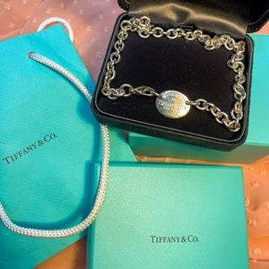 Authentic  Return To Tiffany Oval Necklace